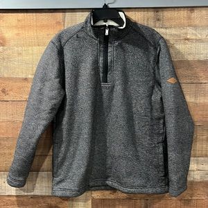 Orvis fleece lined pullover men's medium